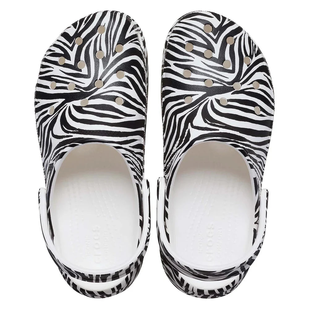Classic Platform Animal Clog - Zebra