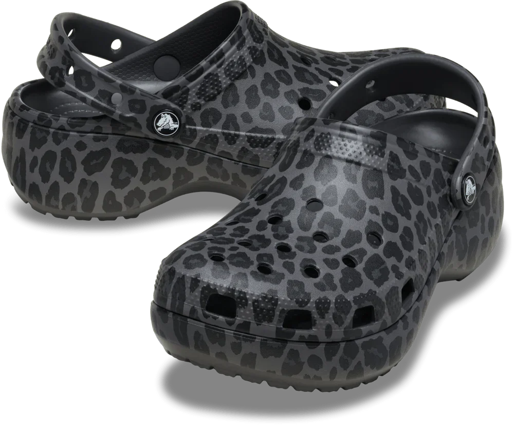 Classic Platform Animal Clog - Black Sand