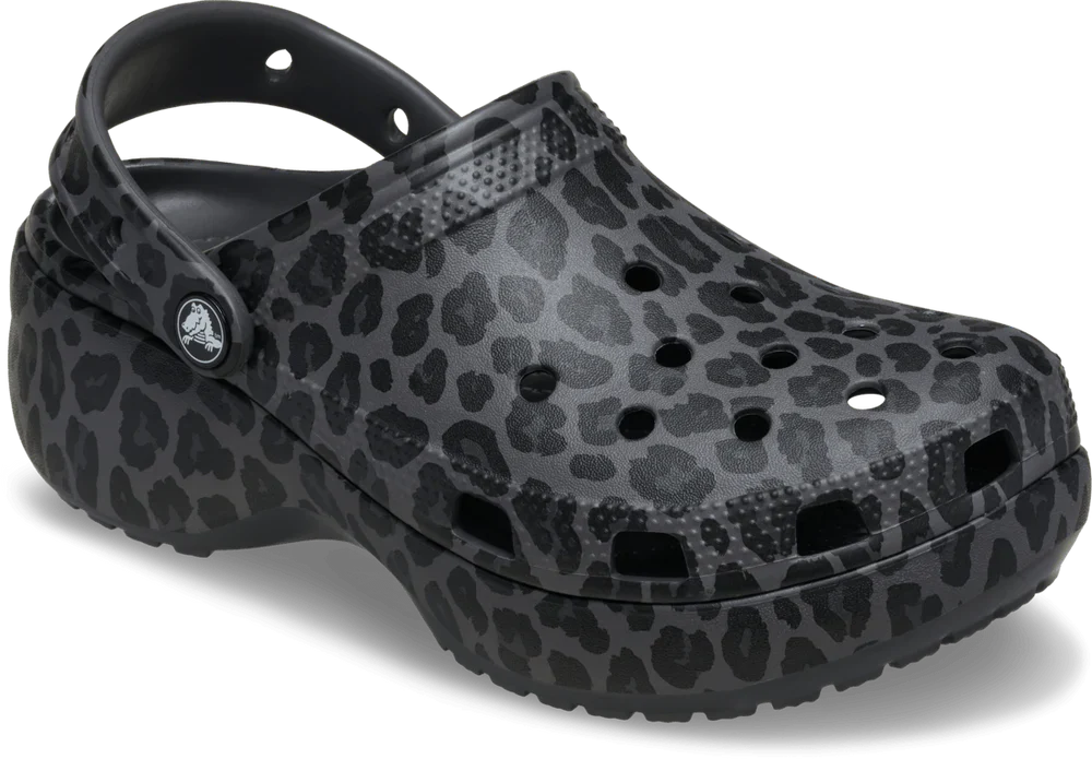 Classic Platform Animal Clog - Black Sand