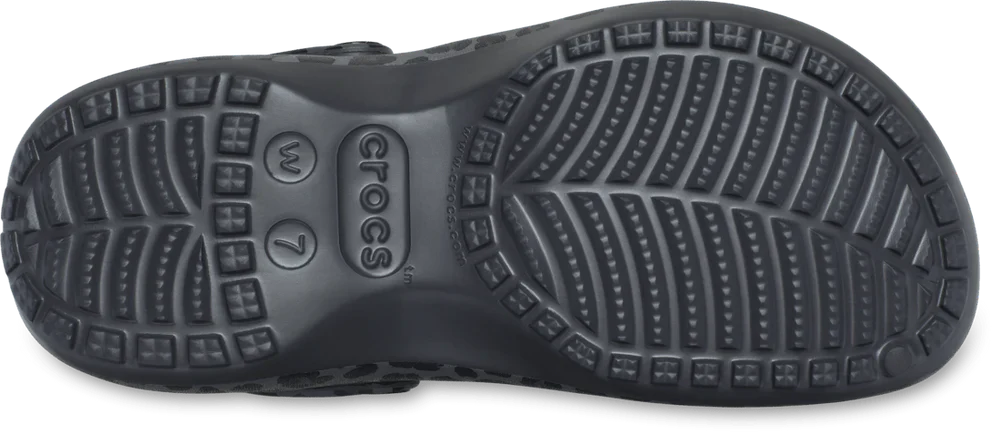 Classic Platform Animal Clog - Black Sand
