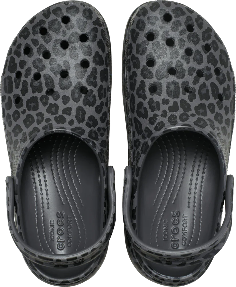 Classic Platform Animal Clog - Black Sand