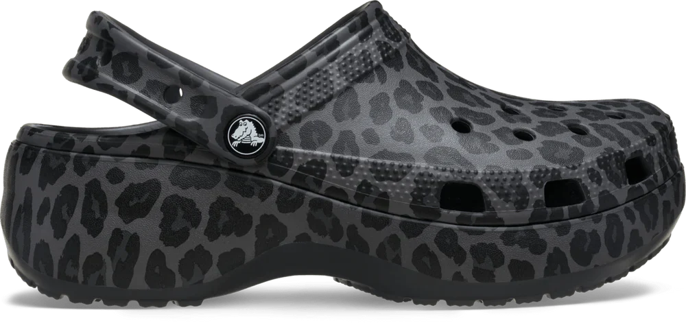 Classic Platform Animal Clog - Black Sand