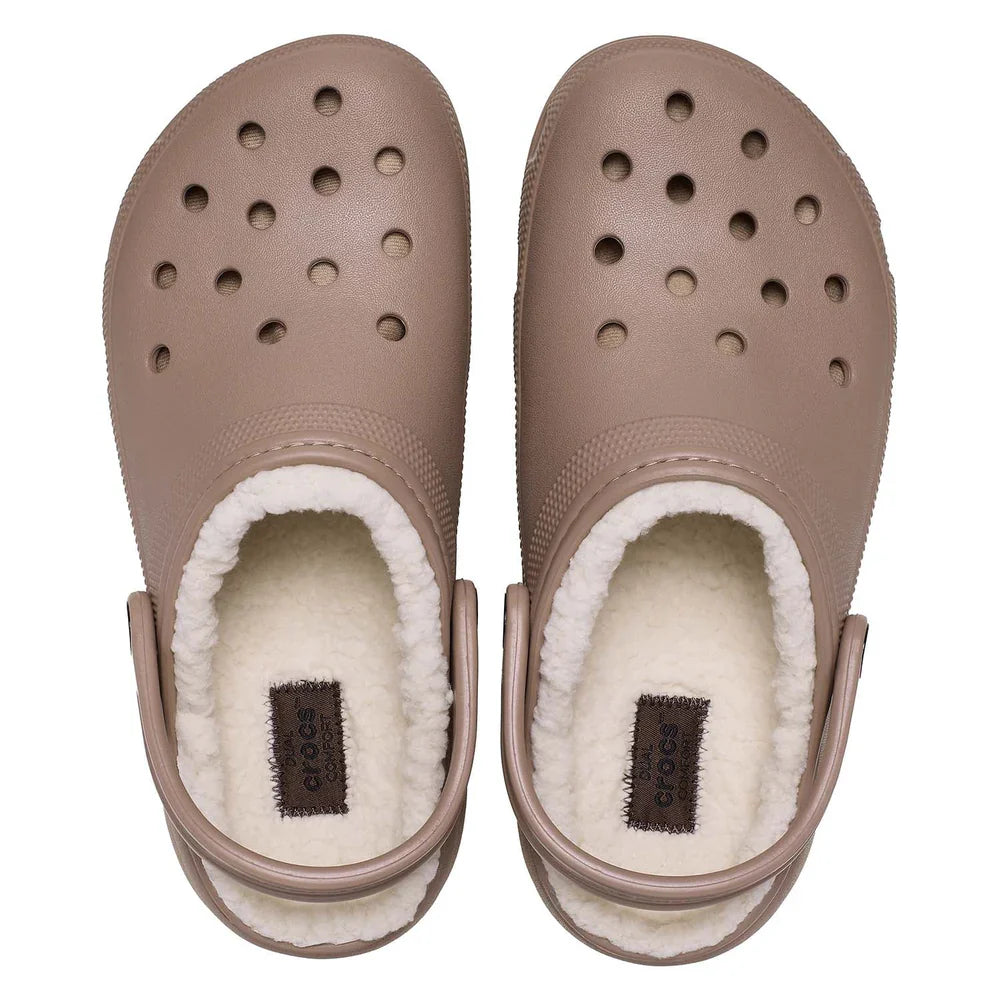 Classic Platform Lined Clog Womens - Latte
