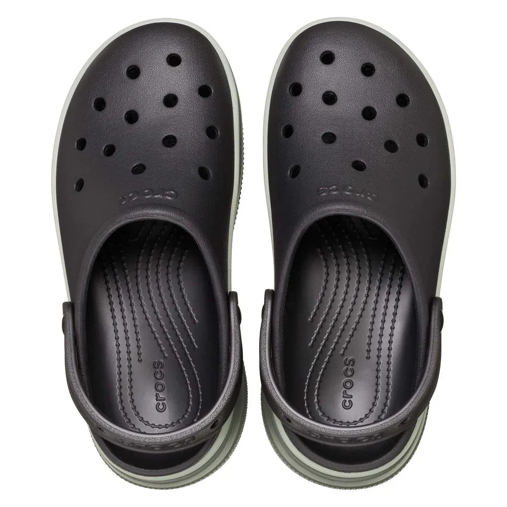 Classic Stacked Clog - Black