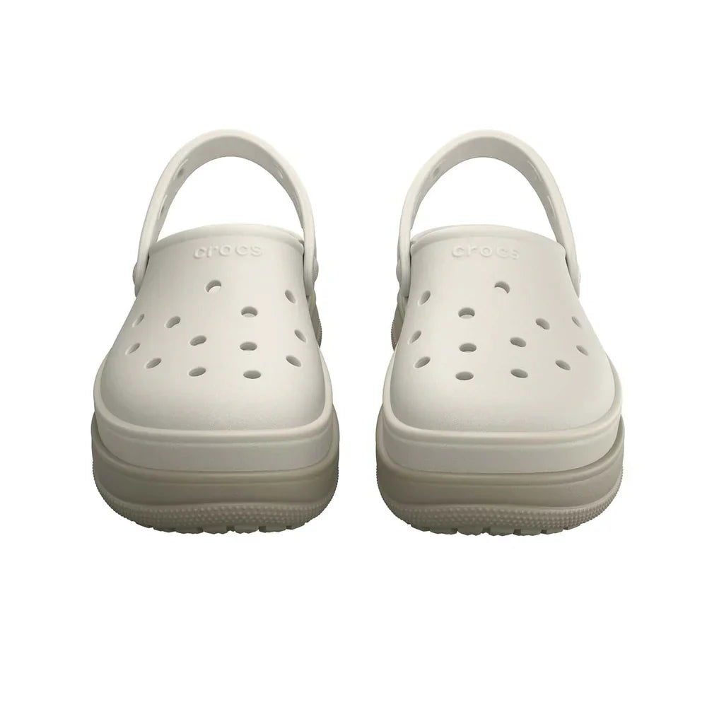Classic Stacked Clog - Chalk