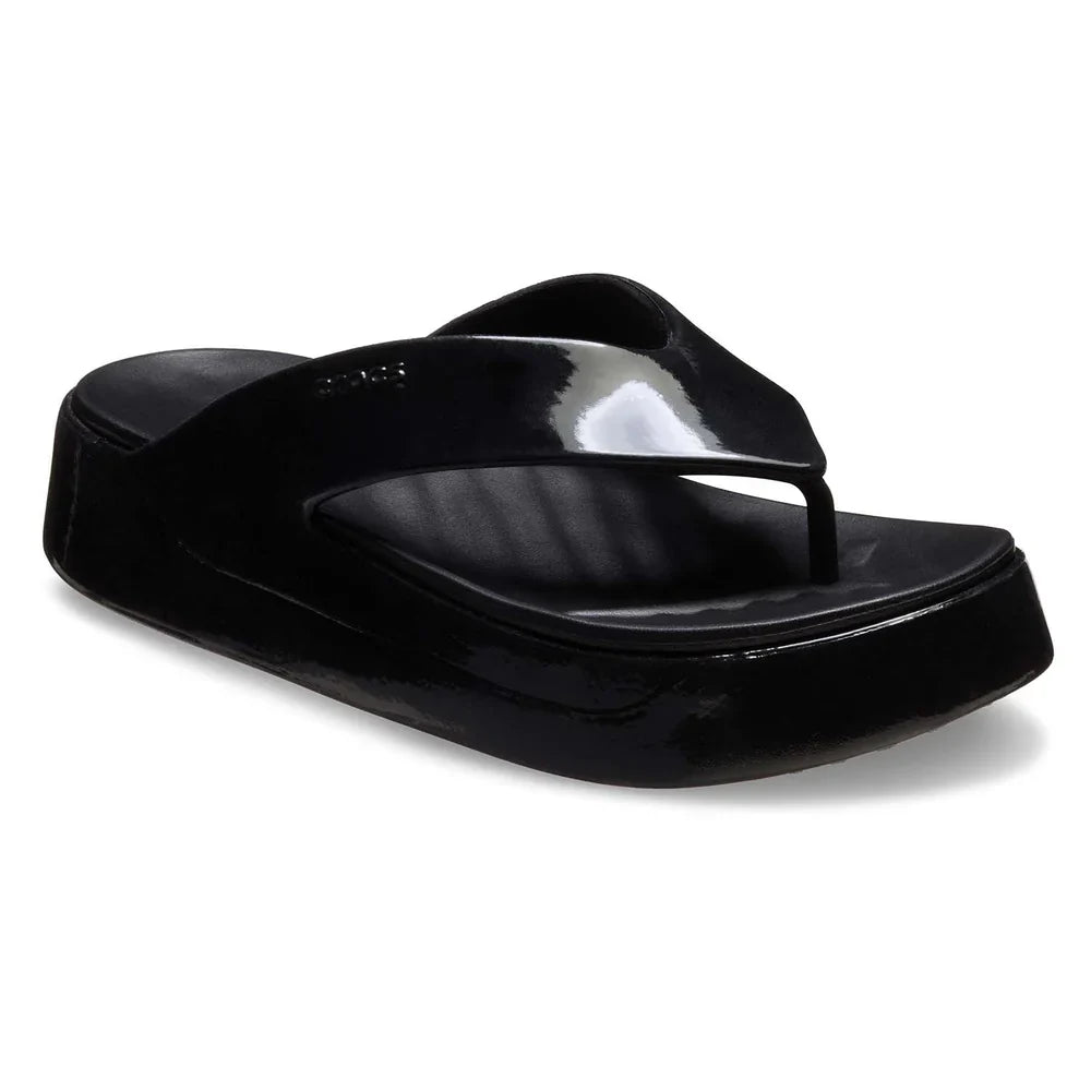 Getaway Platform Patent Flip - Black